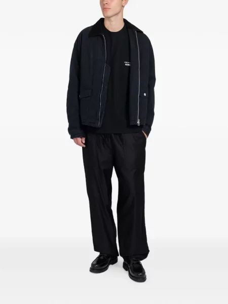 Тениска Comme Des Garçons Homme с принт черно