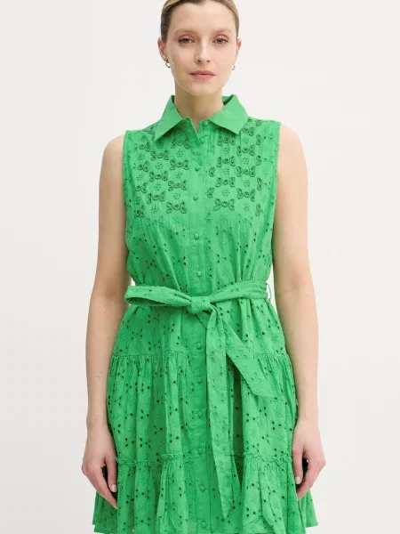 Lola Casademunt rochie tip cămașă din verde