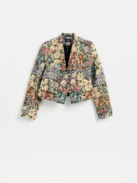 Reserved Sacou cu imprimeu multicolor