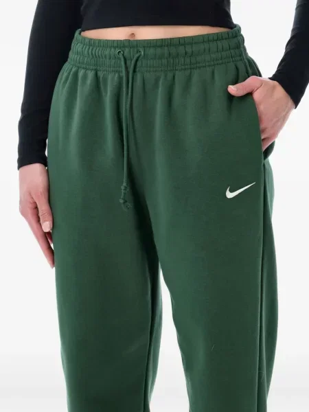 Leggings Nike cu broderie cu decolteu rotund mini verde
