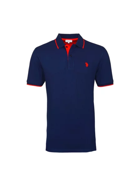 U.S. POLO ASSN. Tricou albastru / bleumarin roșu