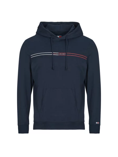 Majica s kapuljačom Tommy Jeans plava