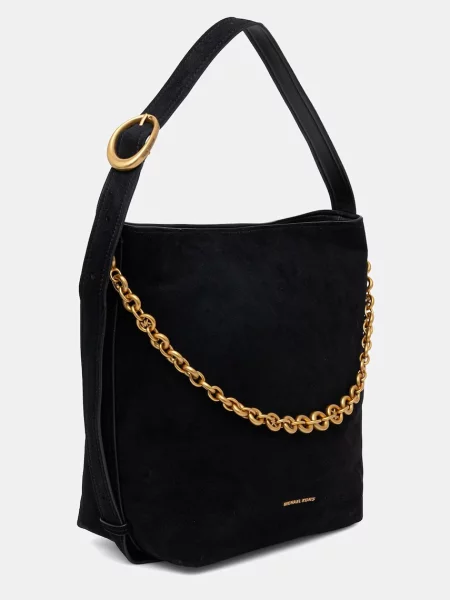 Geantă shopper Michael Michael Kors din piele negru