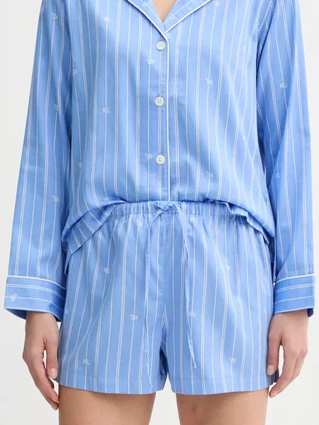 Lauren Ralph Lauren piżama dwuczęściowa niebieska