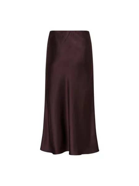 Spódnica midi Cream brązowa