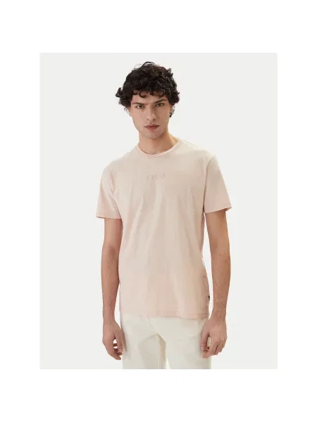 Guess Majica Regular Fit roza