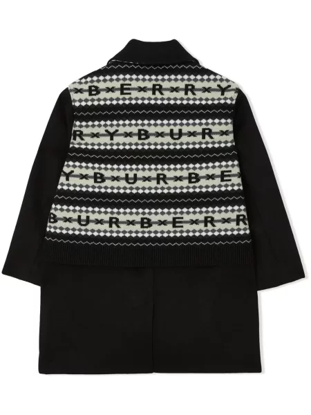 Płaszcz dziecięcy Burberry czarny