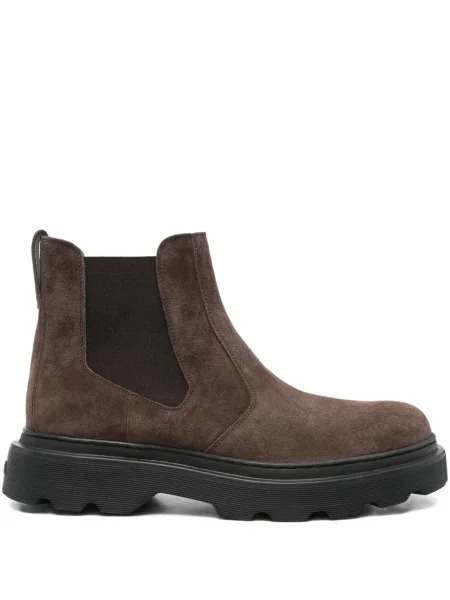 Botine Tod's din piele de căprioară maro