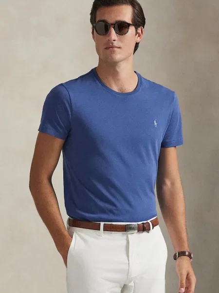 Тениска Polo Ralph Lauren синьо
