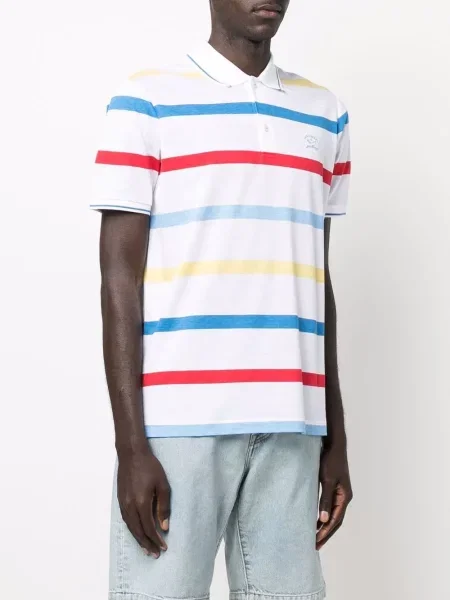 Scurt tricou polo Paul & Shark alb