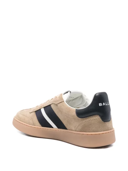 Sneakerși Bally din piele de căprioară maro