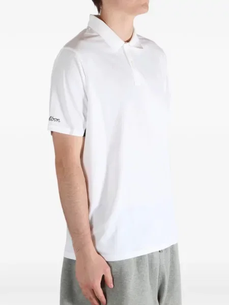Golf tricou polo Malbon Golf alb