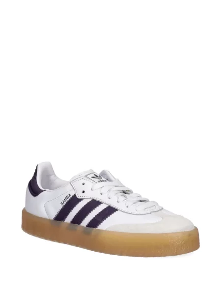 Sneakerși Adidas Predator cu broderie cu dungi din piele de căprioară albastru