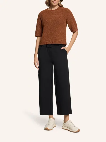 Betty&Co Sweter Z Dzianiny Z Okrągłym Dekoltem gelb