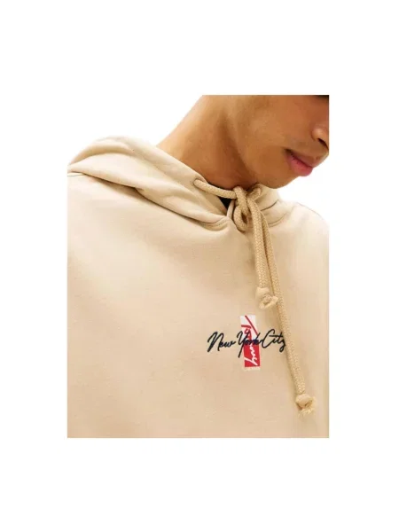 Bluza Tommy Hilfiger frotte beżowa