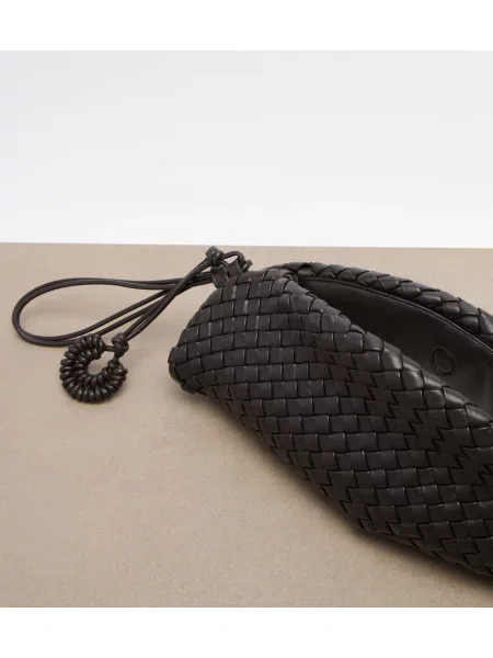 Geantă plic Bottega Veneta din piele maro