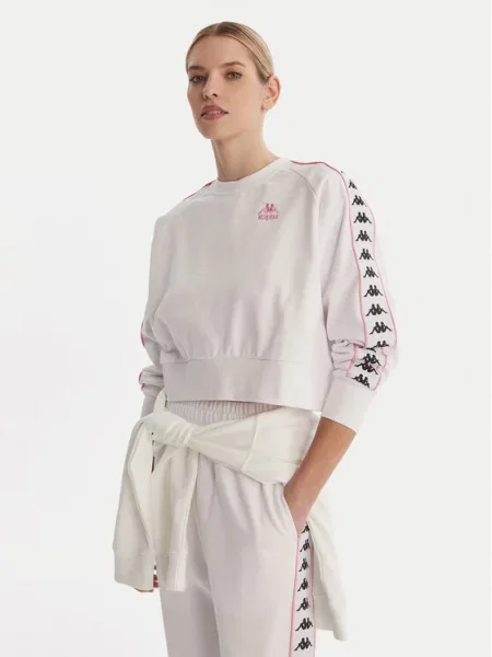 Kappa Bluză Banda Marbella Oversize alb