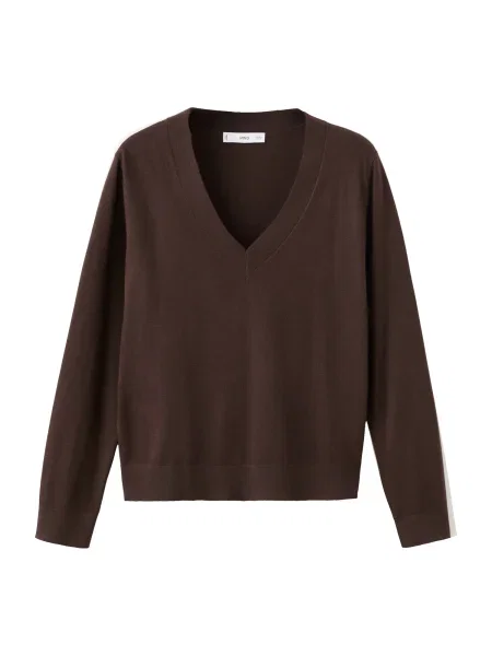 MANGO Pulover LUCCAV ciocolatiu