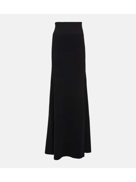 Fusta maxi Victoria Beckham negru