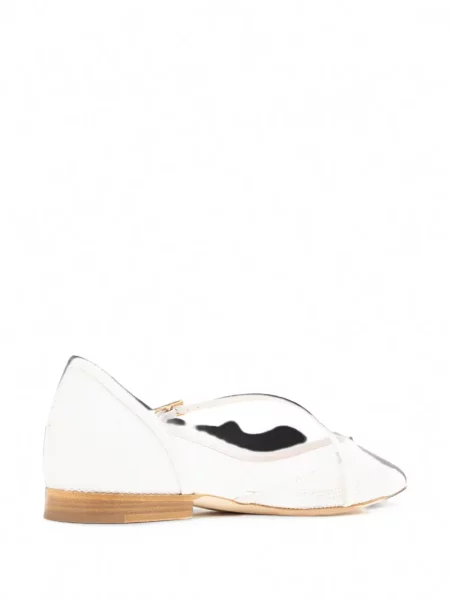 Balerini Malone Souliers plasă alb