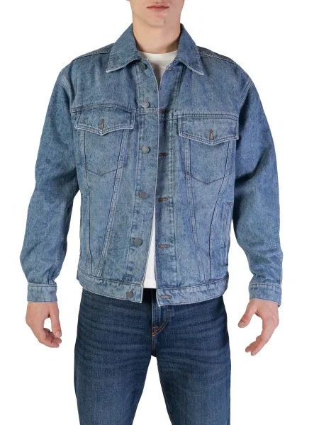 Дънково яке Boss синьо