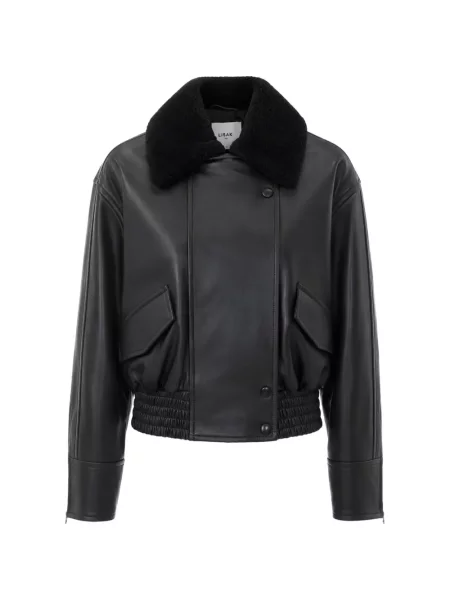 Gulerat geanta de piele Ivy Oak negru