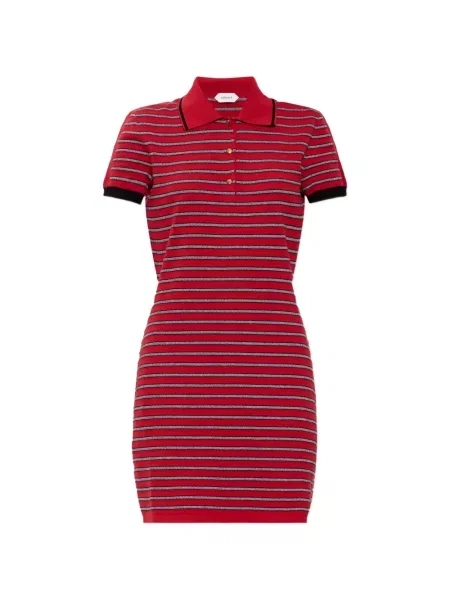 Rochie mini Versace cu dungi roșu