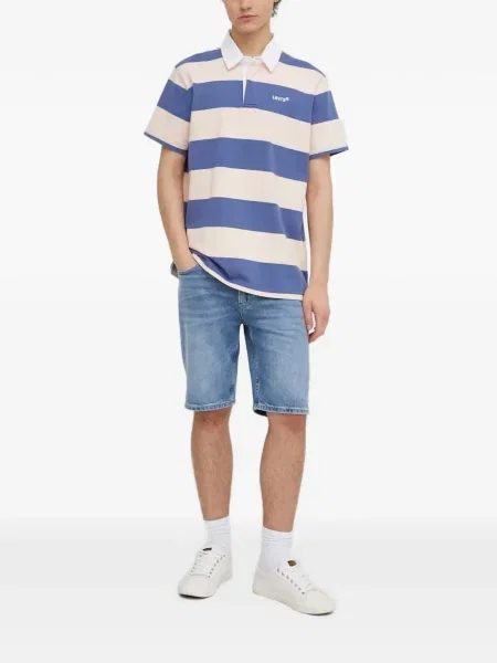 Pulover Levi's® cu autograf cu cordon cu 5 buzunare alb