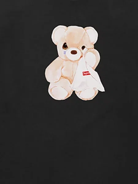 Tricou Supreme cu imagine negru