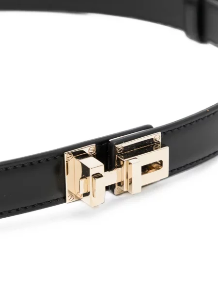 Cu centură curea Tom Ford din piele negru