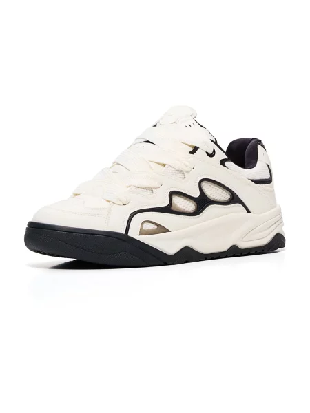 Bershka Nizke superge črna bela