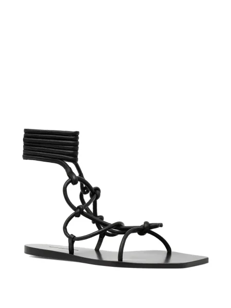 Sandale Rick Owens Lilies din piele negru