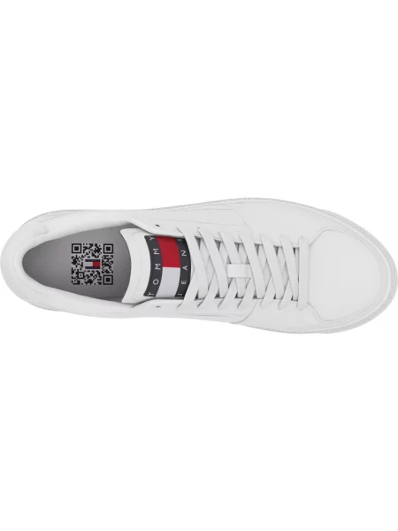 Sneakersy Tommy Jeans skórzane białe