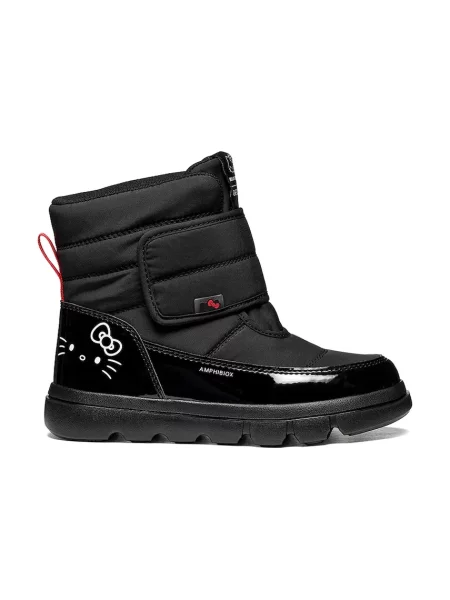 Geox cizme de zăpadă pentru copii WILLABOOM Hello Kitty negru