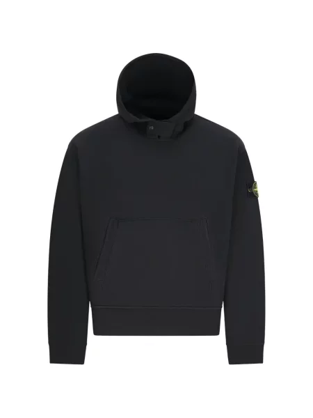 Fleece φλις φούτερ Stone Island πέτρες μαύρο
