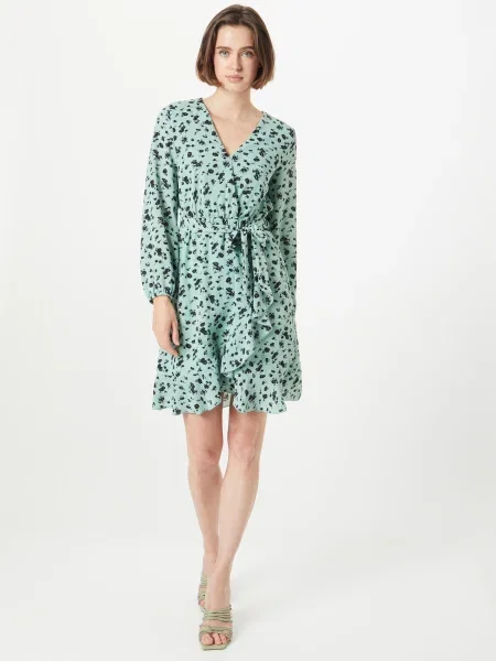 SISTERS POINT Rochie NEW GRETO verde mentă negru