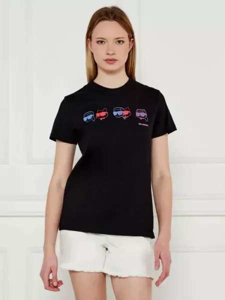 Karl Lagerfeld Tricou IKON negru