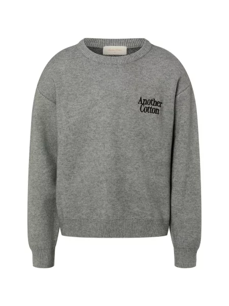 Another Cotton Lab sweter z dzianiny Outdoor Aesthetics Mężczyźni S szary