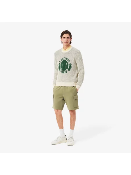 Lacoste Szorty Regular Fit Khaki zielony
