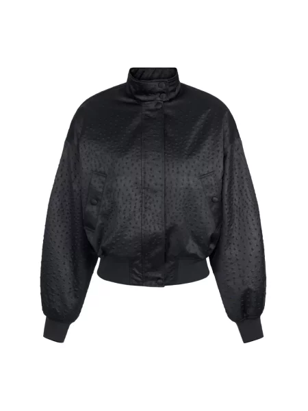 Kurtka bomber Elisabetta Franchi czarny