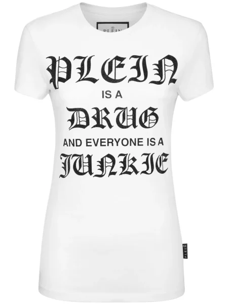 Tricou Philipp Plein alb