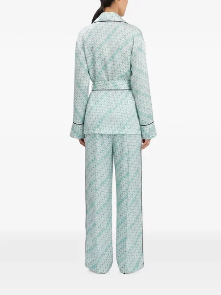Geacă Victoria Beckham cu imagine alb