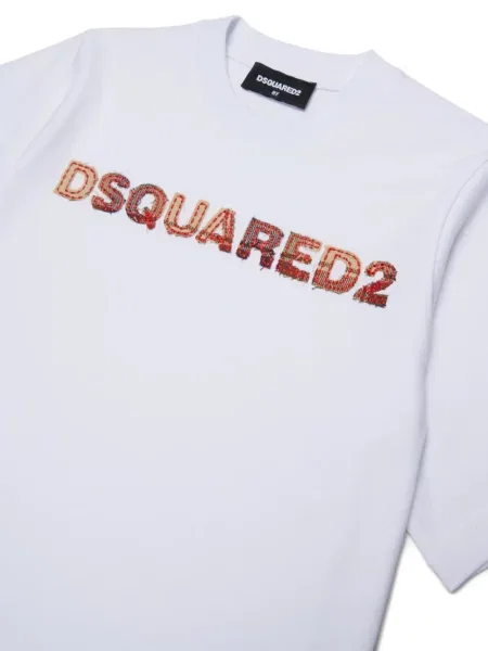 Koszulka dziecięca Dsquared2 biała