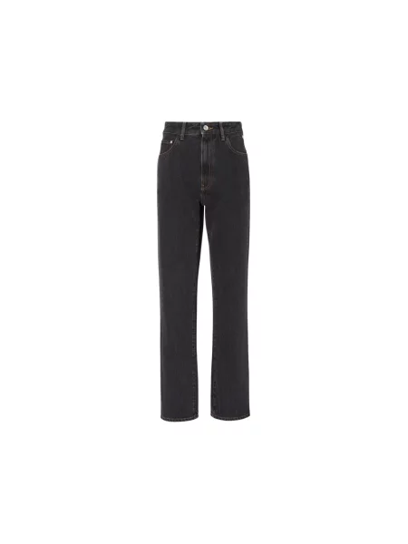Jeansy straight leg Gcds czarne