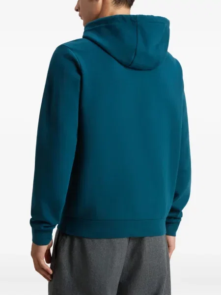 Hanorac cu glugă Woolrich albastru