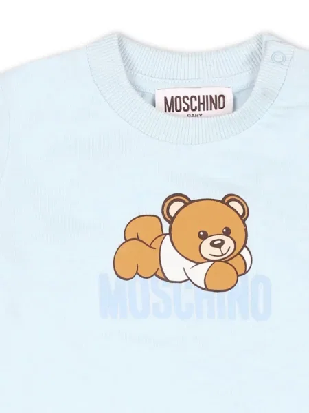 Koszulka dziecięca Moschino niebieska