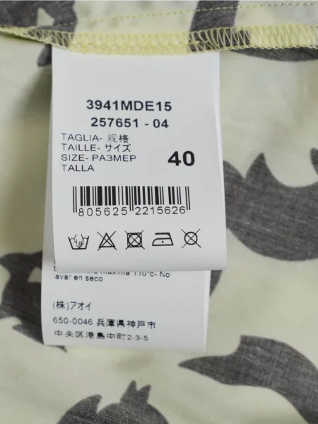 Rochie mini Msgm cu imagine galben