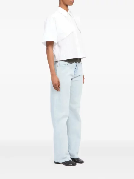 Cămașă Mm6 Maison Margiela scurtă alb