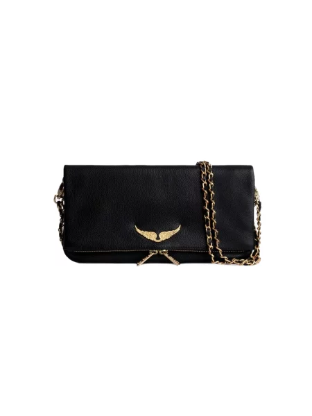 Torebka crossbody Zadig&voltaire skórzana czarna