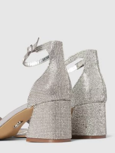 Sandały z obszyciem ozdobnymi kamieniami model ‘EPIX-R’ Steve Madden